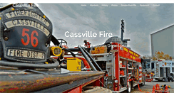 Desktop Screenshot of cassvillefire.org